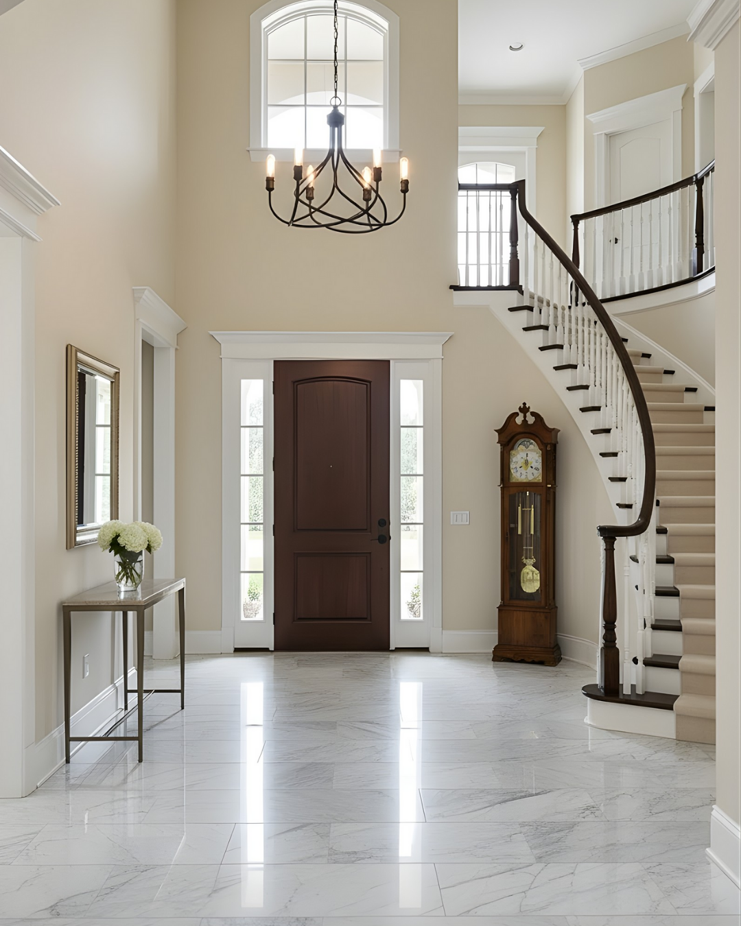 Tara 6-Light Chandelier - Matte Black - Sleek Chandeliers