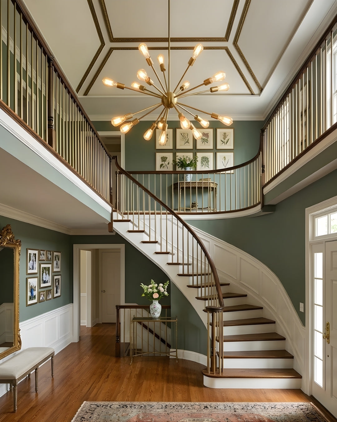18-Light Odyssey Chandelier - Brushed Brass