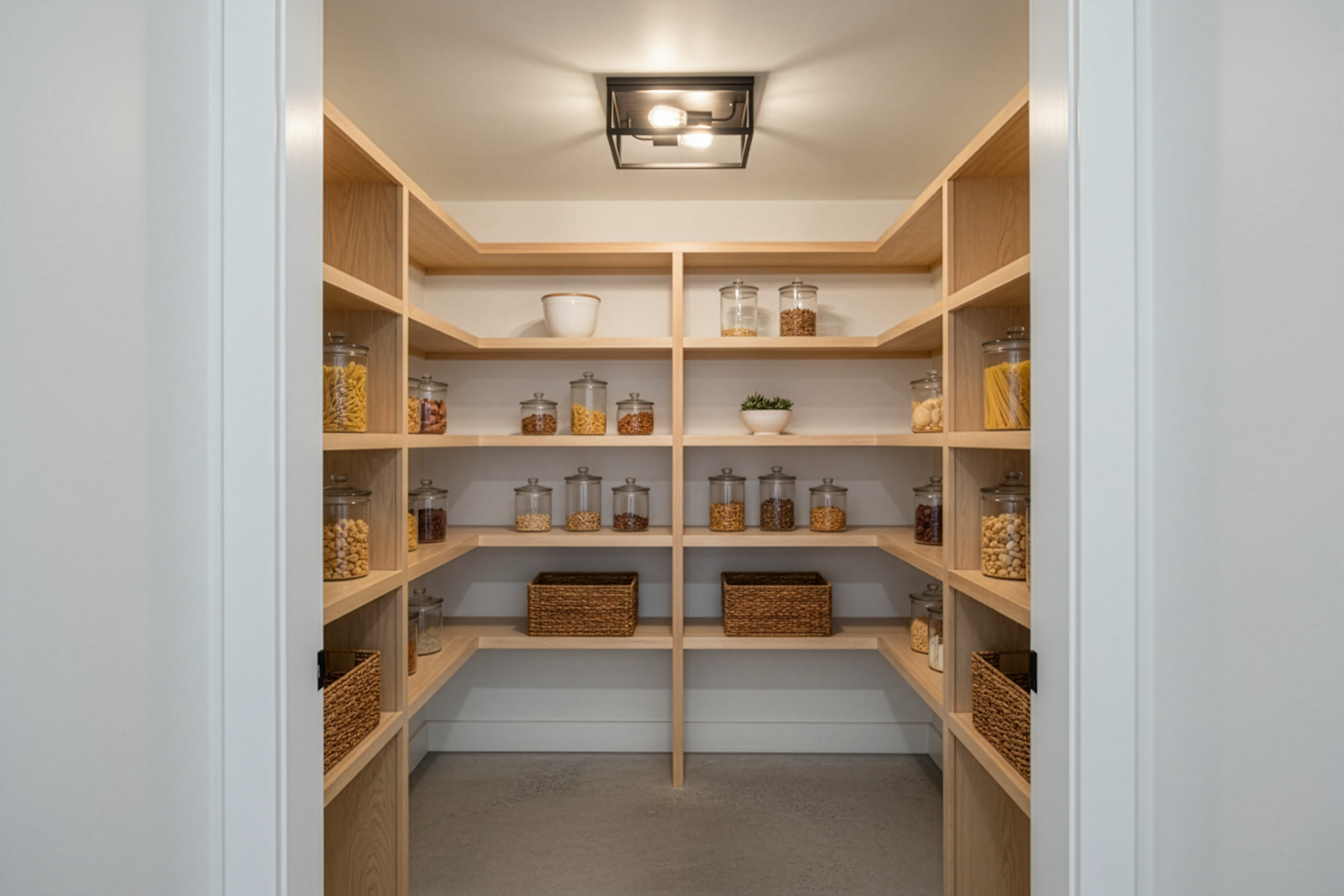 Vincent 2-Light Open Square Ceiling Mount - Functional Ceiling Mounts in Matte Black