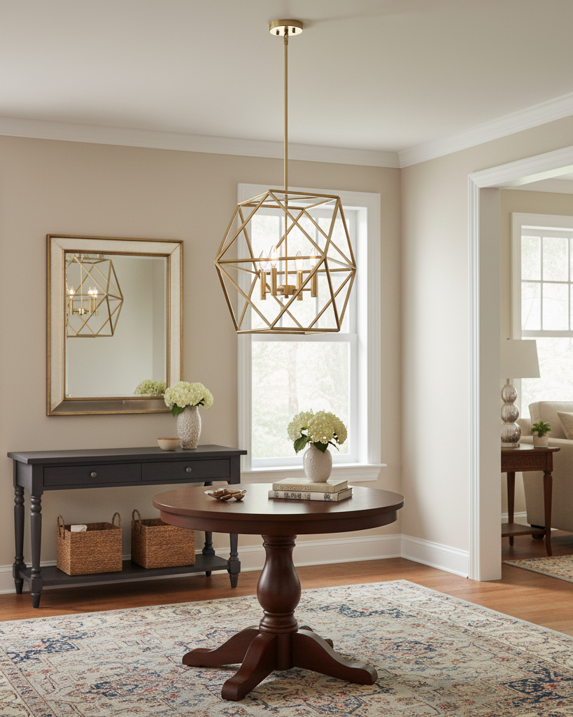 Solano 4-Light 20" Geometric Pendant - Refined Pendants