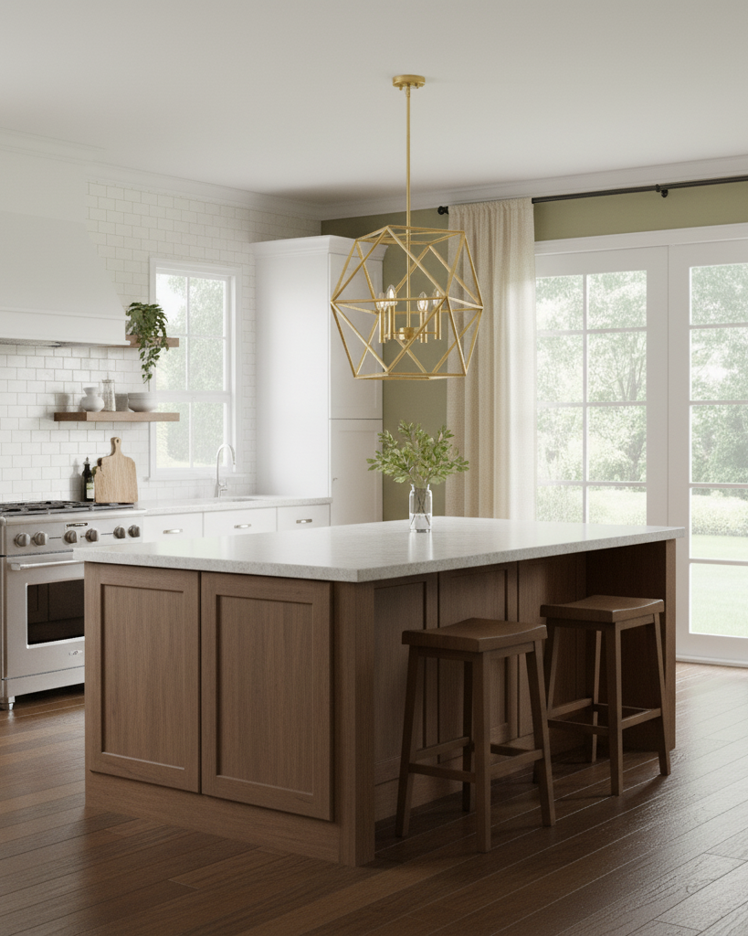 Solano 4-Light 20" Geometric Pendant - Refined Pendants