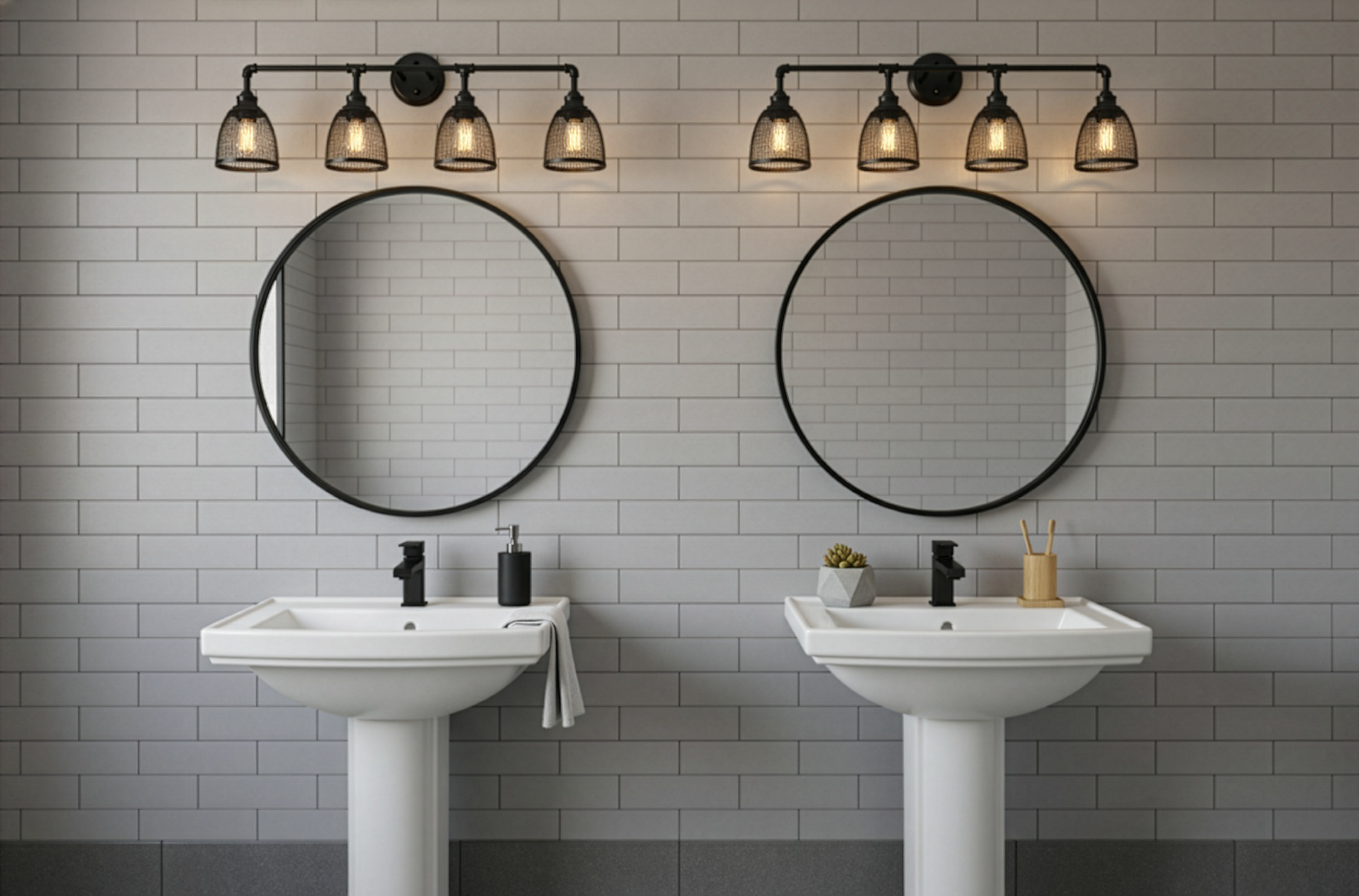 Amara 4-Light Vanity - Minimalist Vanities