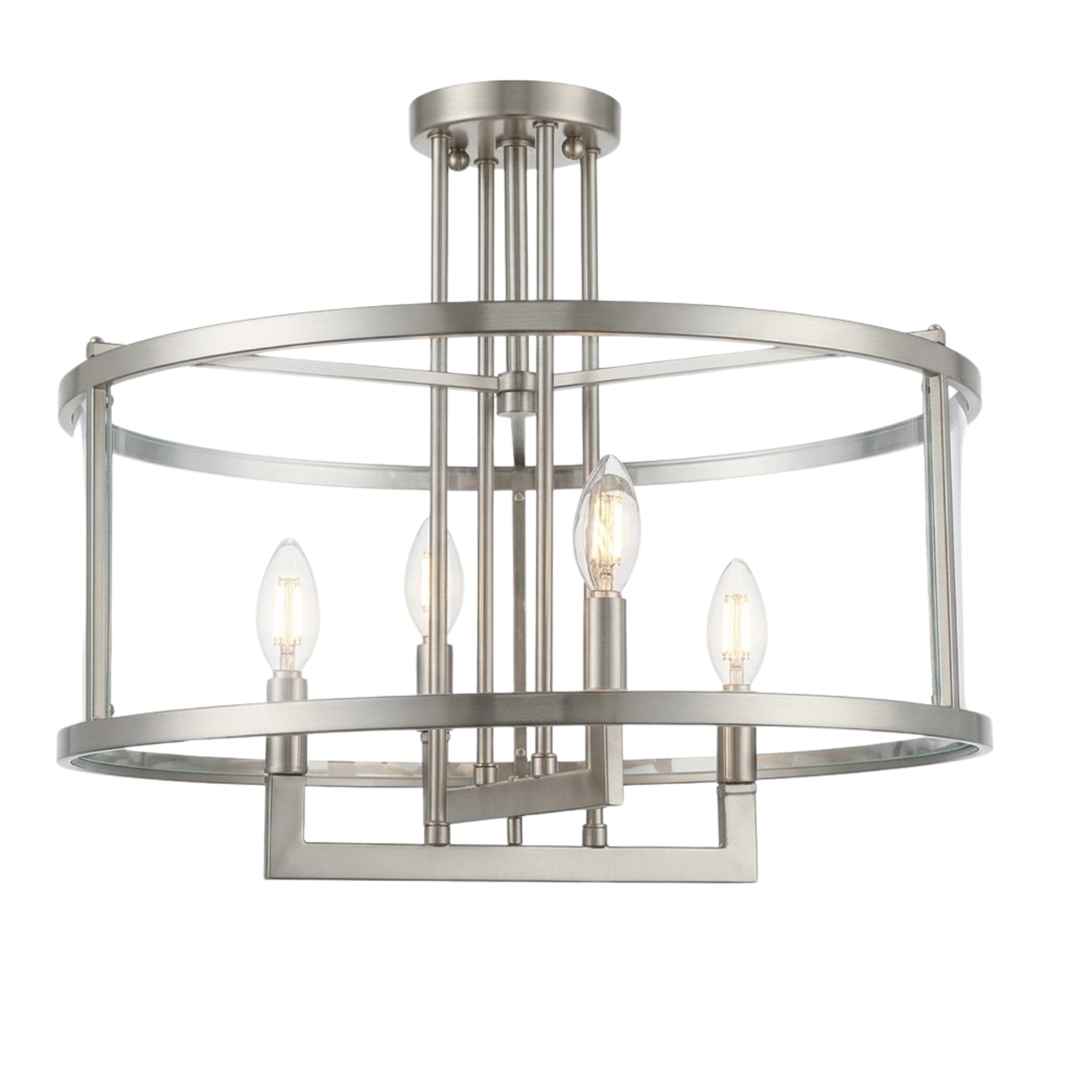 Ravenna 4-Light Semi Flush Mount - Contemporary Ceiling Mounts