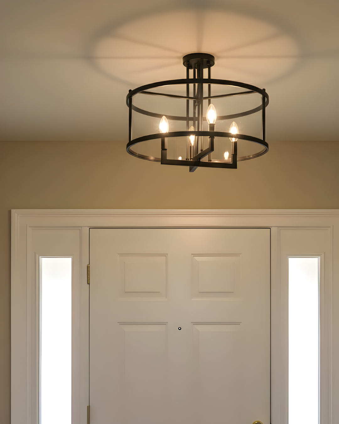 Ravenna 4-Light Semi Flush Mount - Contemporary Ceiling Mounts
