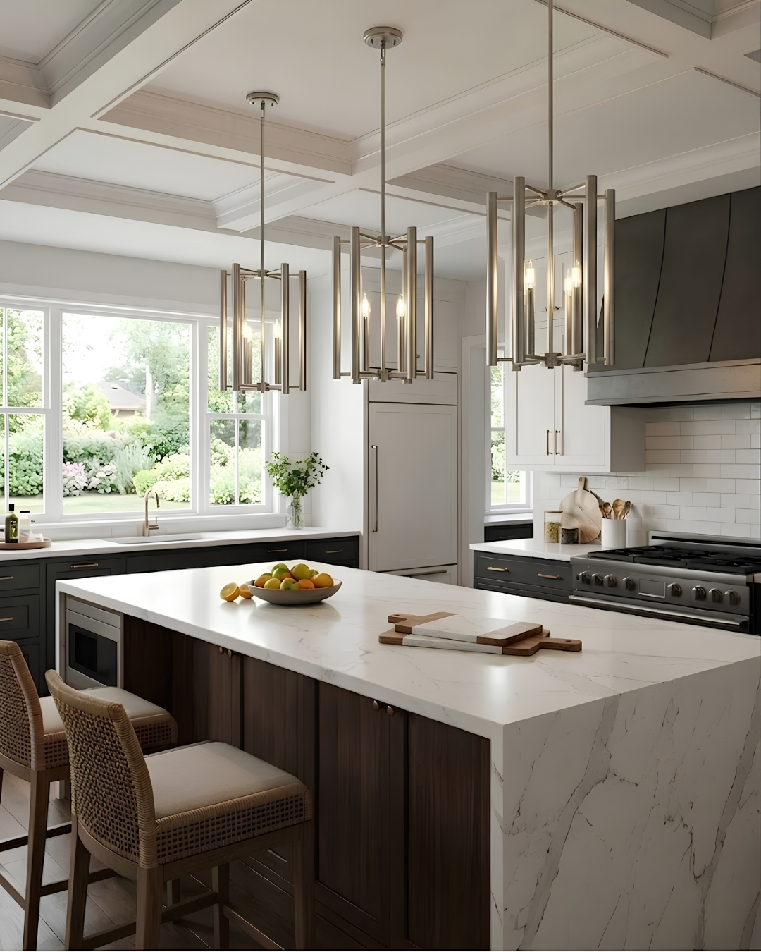 Samara 5-Light Pendant - Architectural-Inspired Pendants