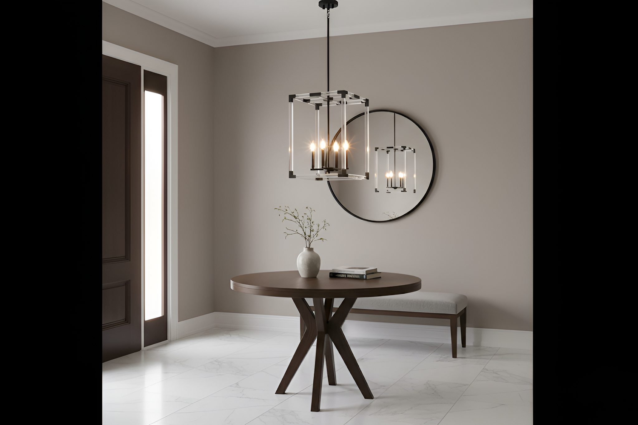 Neva 4-Light Acrylic Pendant - Bold Pendants