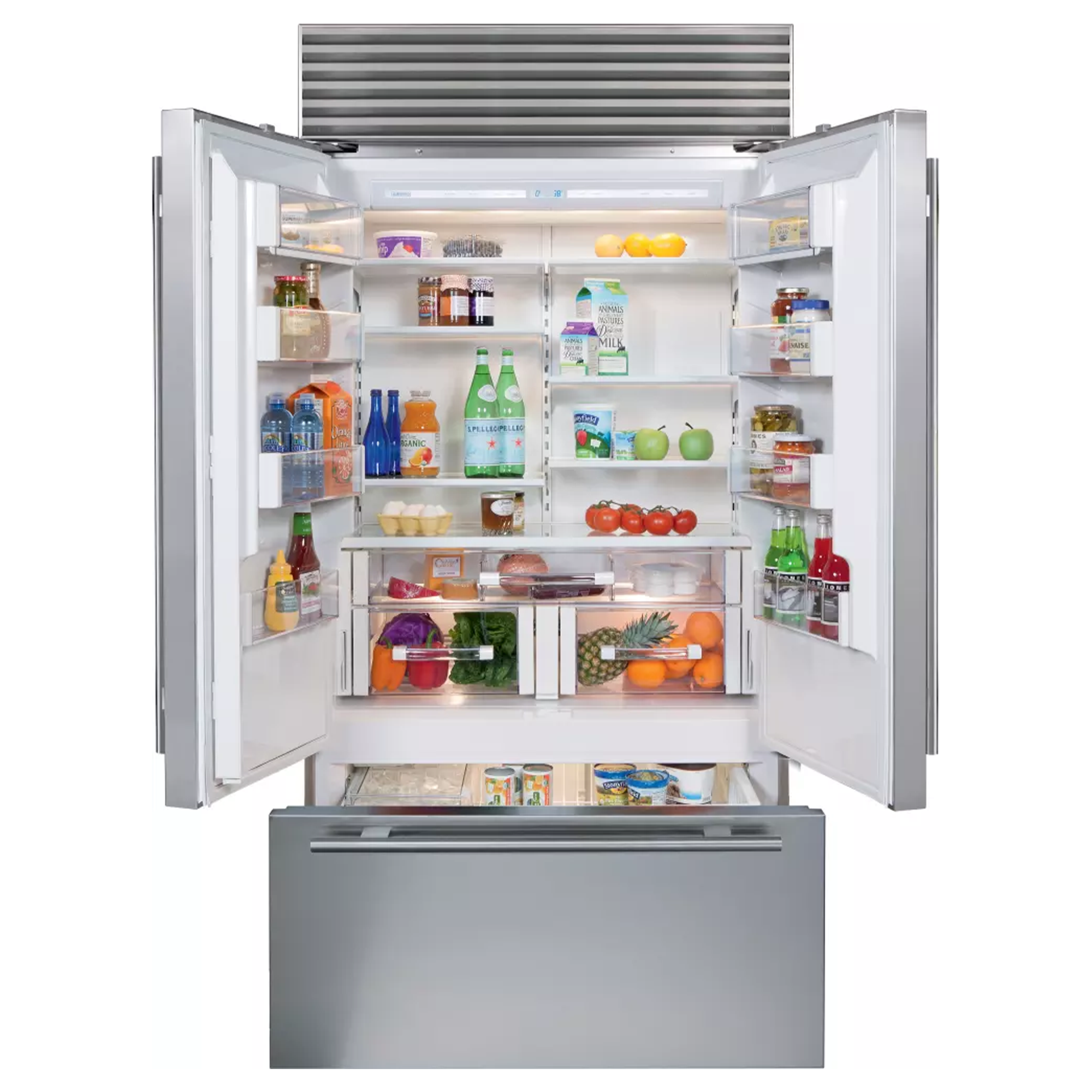 Refrigerator Freezer french door 42 inch inside