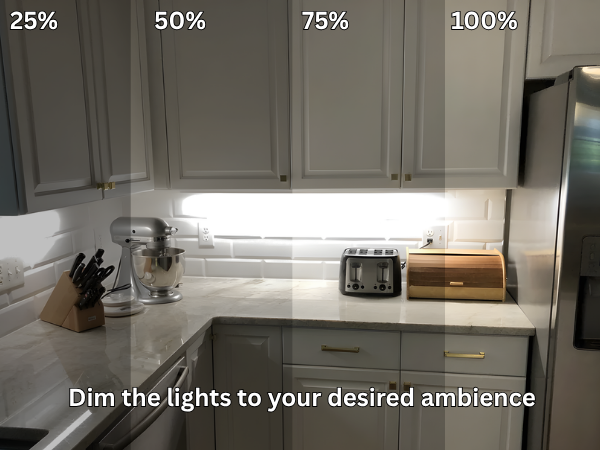 LED Under Cabinet Light - 6W - 3K,4K,5K - Transitional Under Cabinets