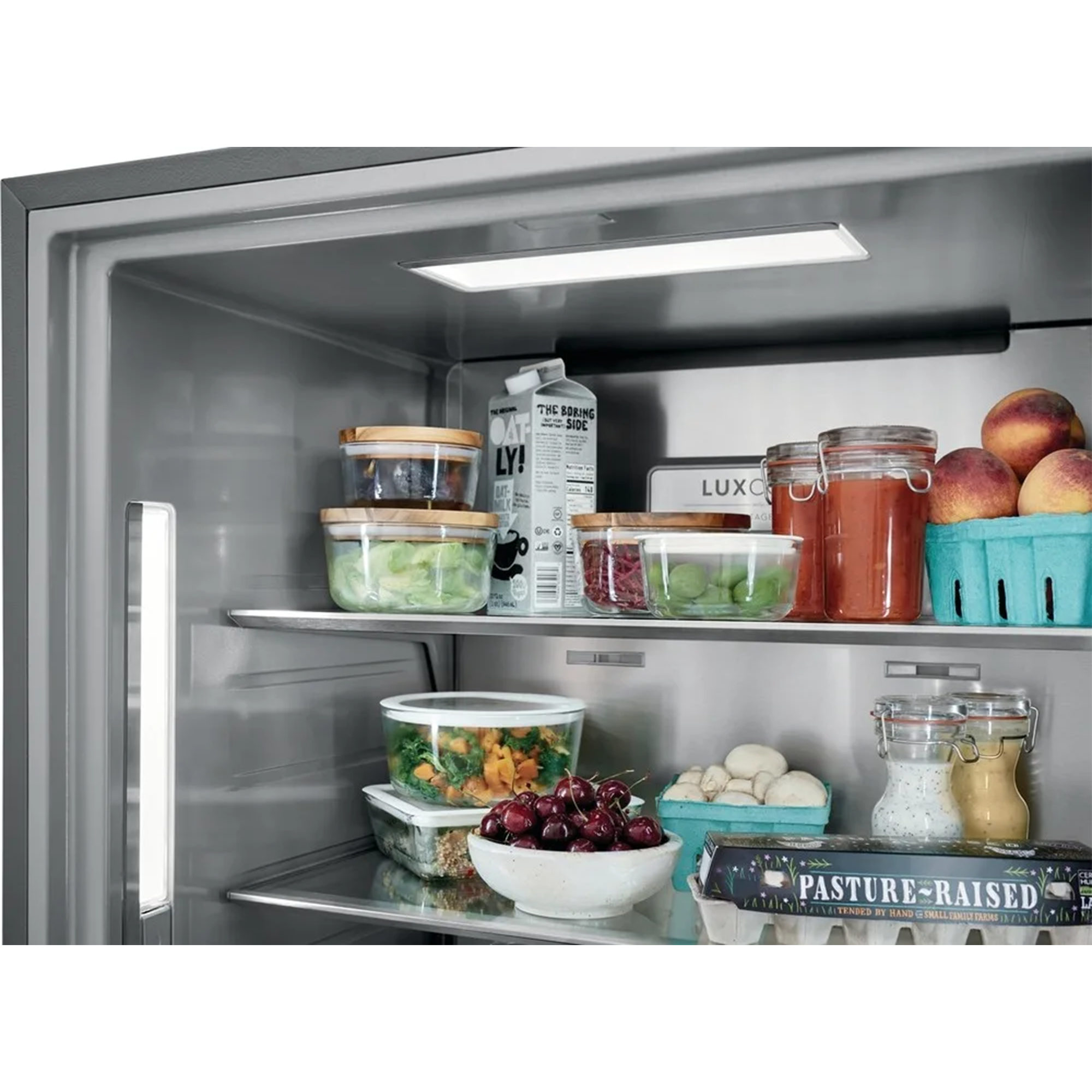 19 cu ft refrigerator stainless steel