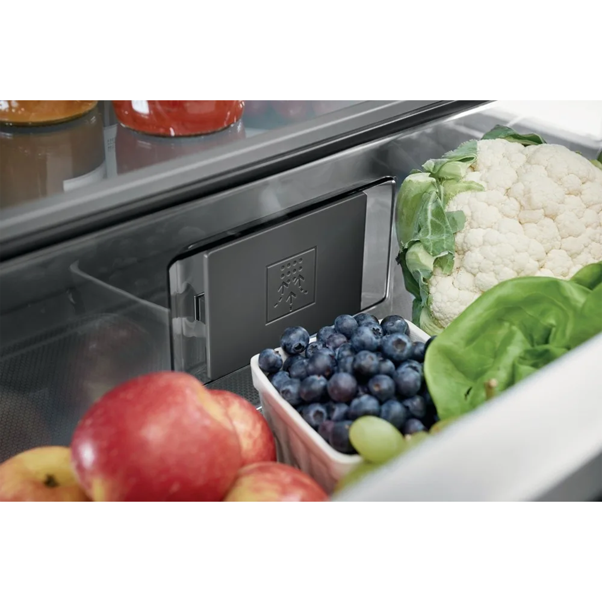 single door stainless steel refrigerator