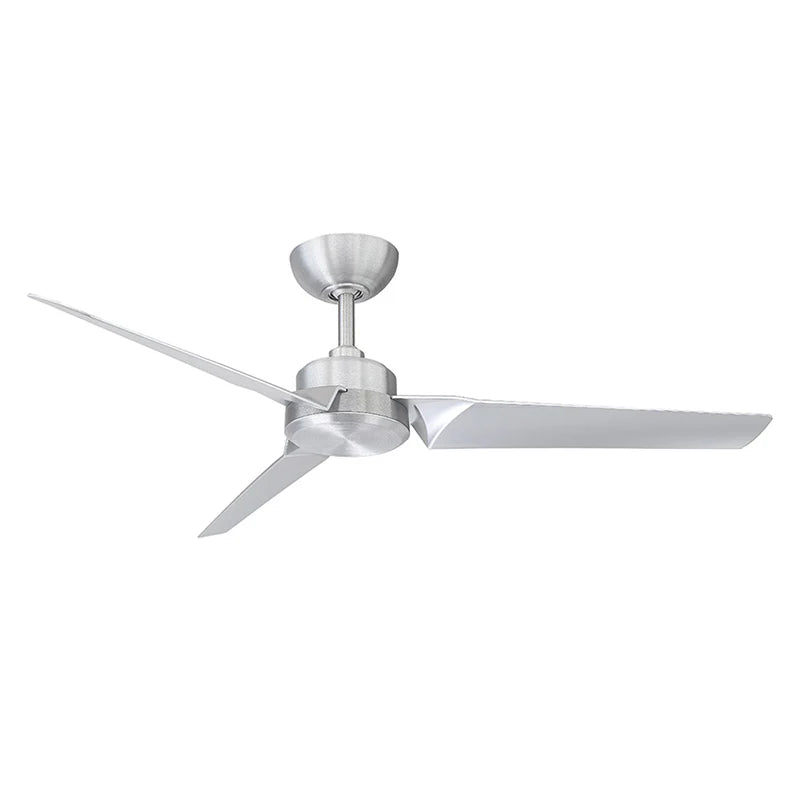 Modern Forms Roboto 52″ Ceiling Fan — Brushed Aluminum, Sensorless DC Motor, Smart-Controlled, Wet‑Rated