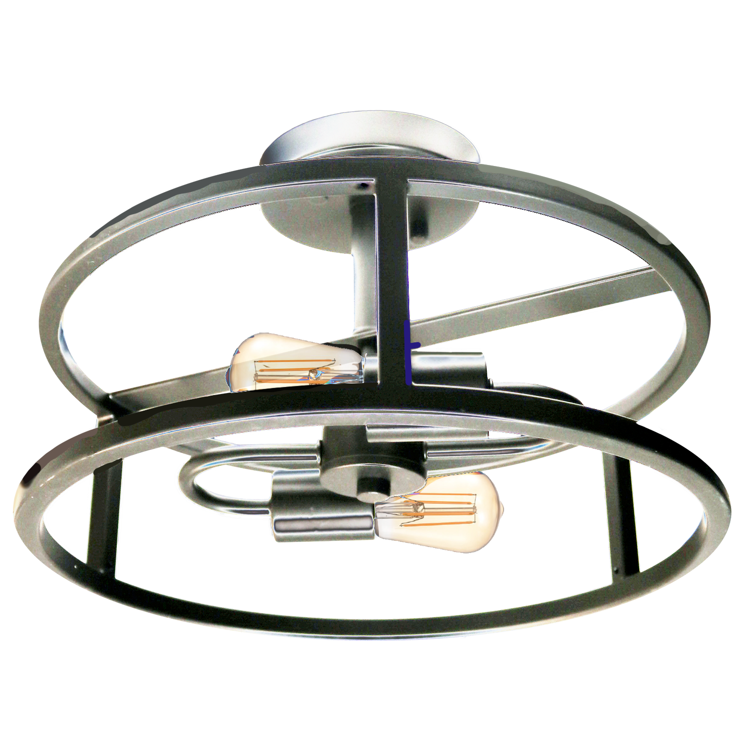 Vivio Charles 2-Light Round Open Dual Mount - NK