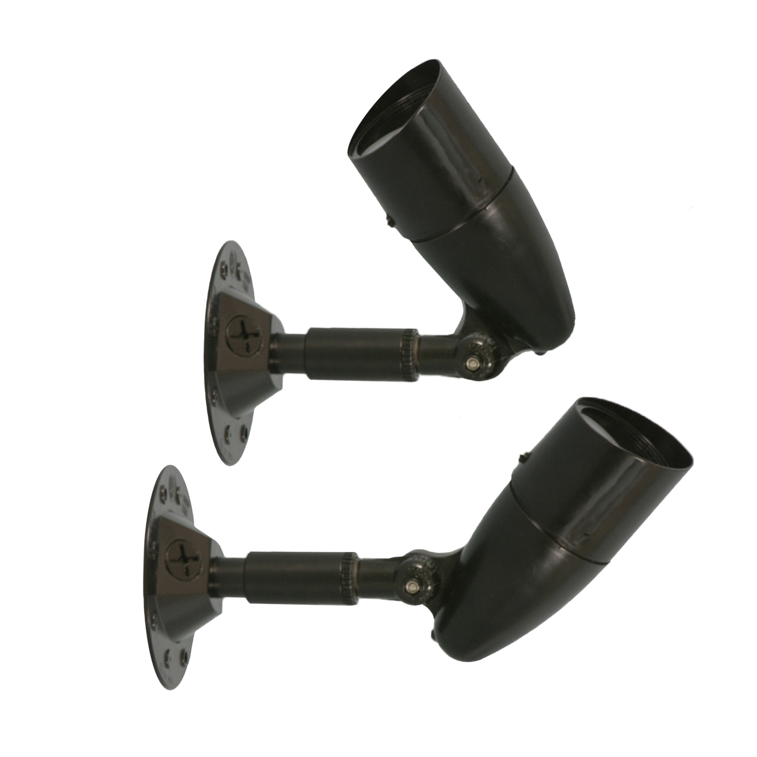 10W LED Small Bullet Flood Includes extension and base - Timeless Flood Lights in Black