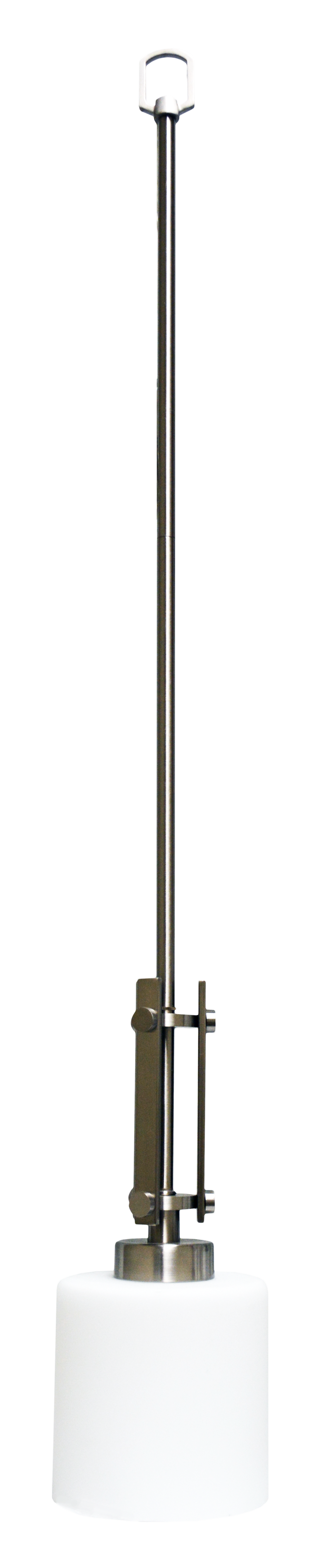Paris 1-Light Mini Pendant - White Cylinder Glass - Decorative Pendants