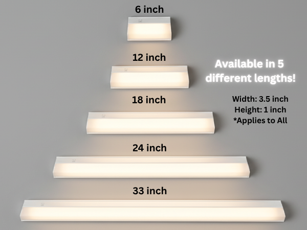 LED Under Cabinet Light - 6W - 3K,4K,5K - Transitional Under Cabinets