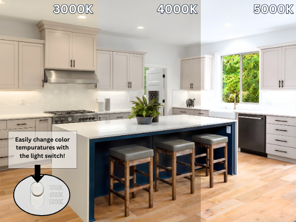 LED Under Cabinet Light - 6W - 3K,4K,5K - Transitional Under Cabinets