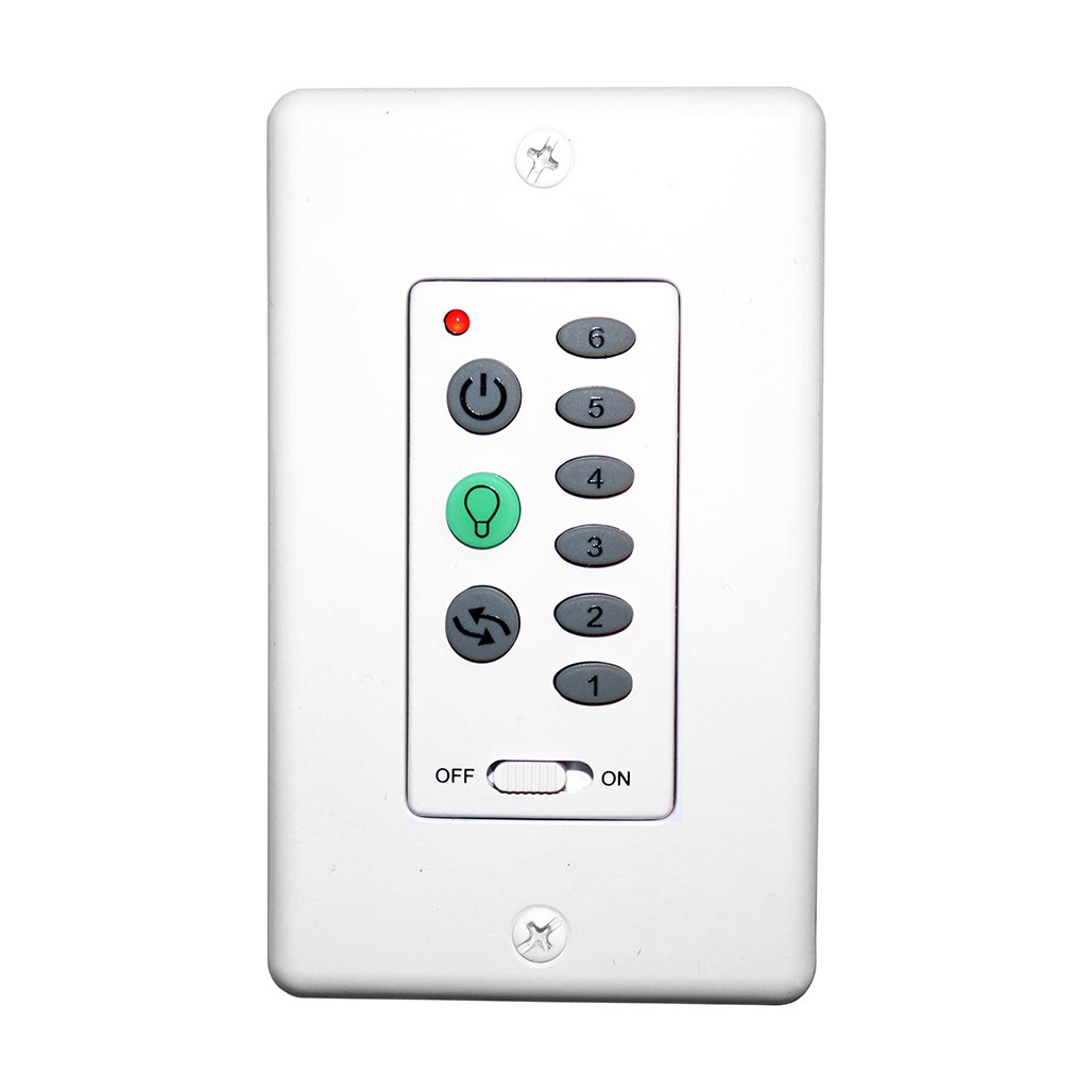 Ceiling Fan Wall Control for DC Motor SUN872 & SUN884 - Versatile Wall Controls