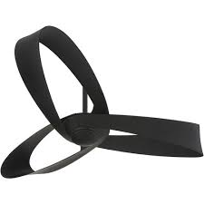 MinkaAire Bowie 52″ Ceiling Fan — Coal Finish, Sculptural Blades