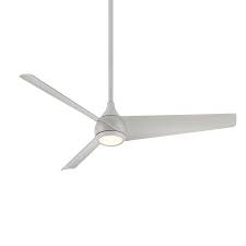 MinkaAire Twist 52″ Ceiling Fan — Grey, Integrated LED & Remote Included