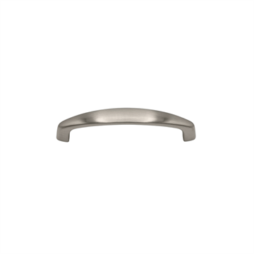 Teres Collection Satin Nickel 96 mm Slim Bow Pull - Versatile Cabinet Hardware