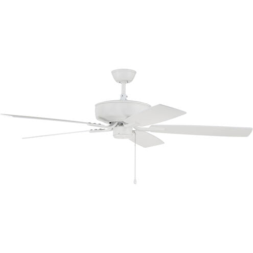 Craftmade Pro Plus 52″ Ceiling Fan – White with Reversible White/Washed Oak Blades