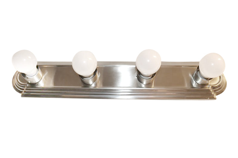 4-Light 24 inch Vanity Light Bath Bar Brushed Nickel