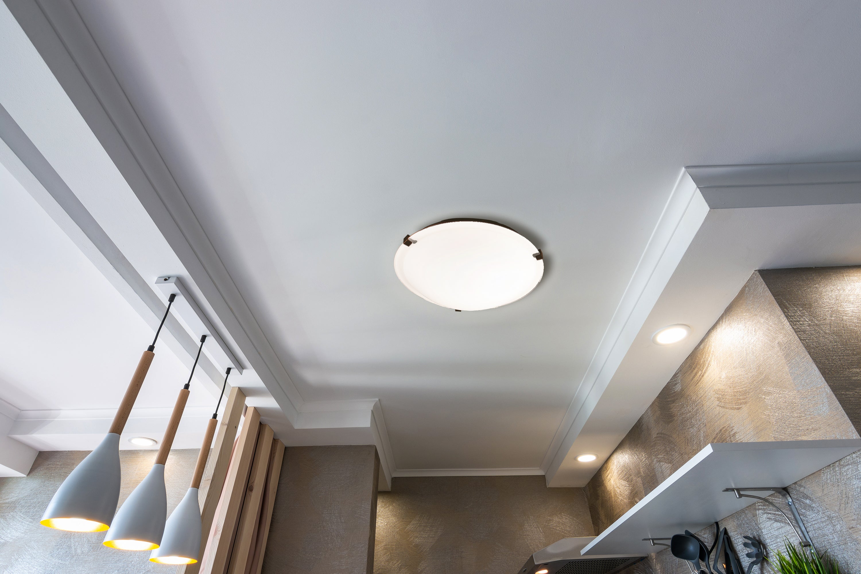 Kitchen light fixtures flush mount