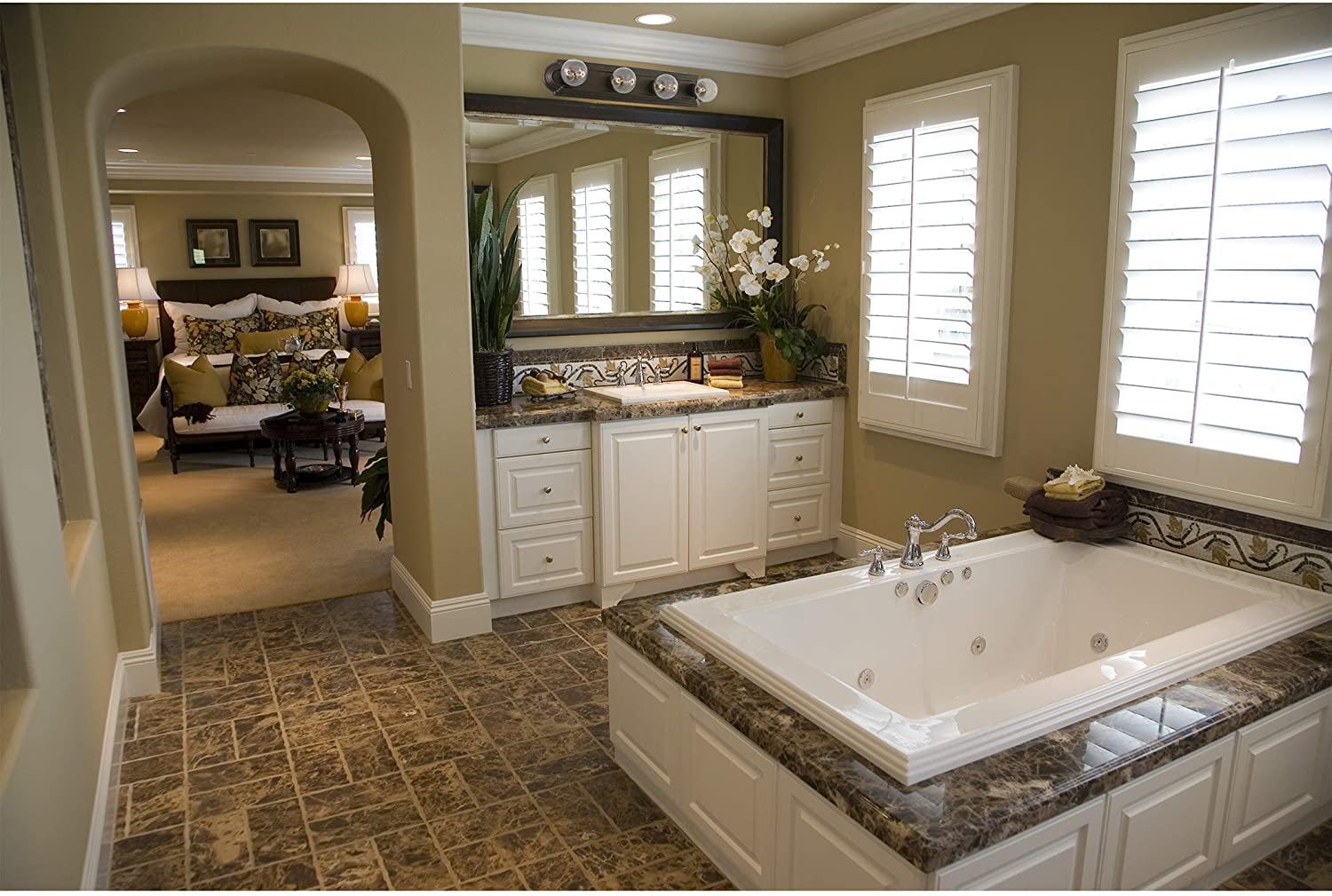 4-Light 24 inch Vanity Light Bath Bar rubbed bronze