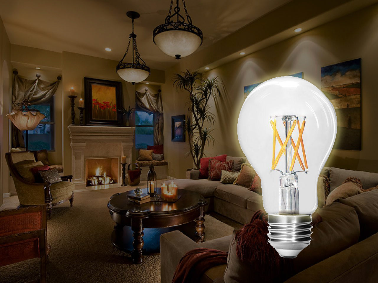 Dimmable led lamp 3000k