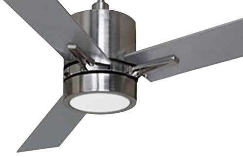 52 inch contemporary nickel ceiling fan with lights
