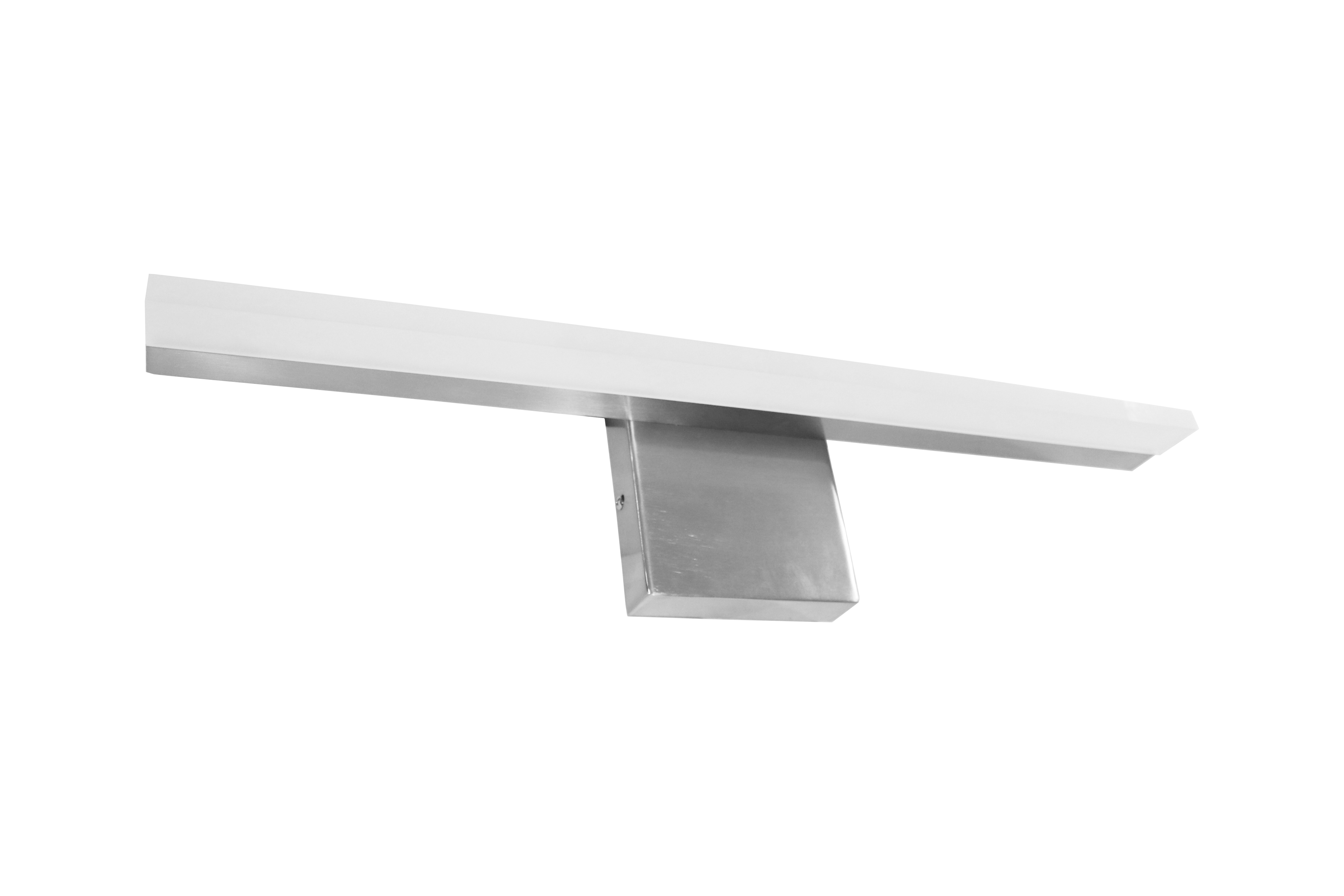 24 inch led strip vanity light nickel