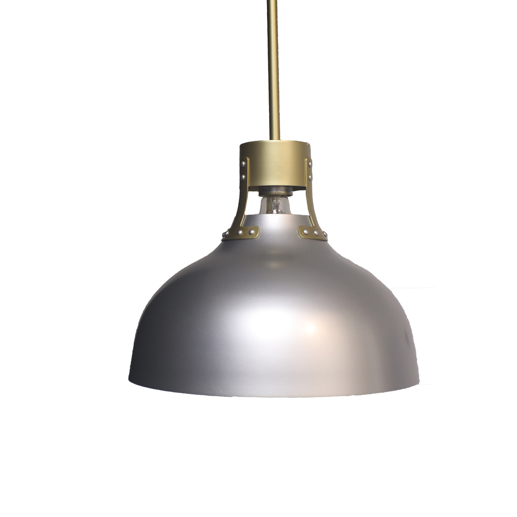 Silver and gold modern island kitchen pendant light