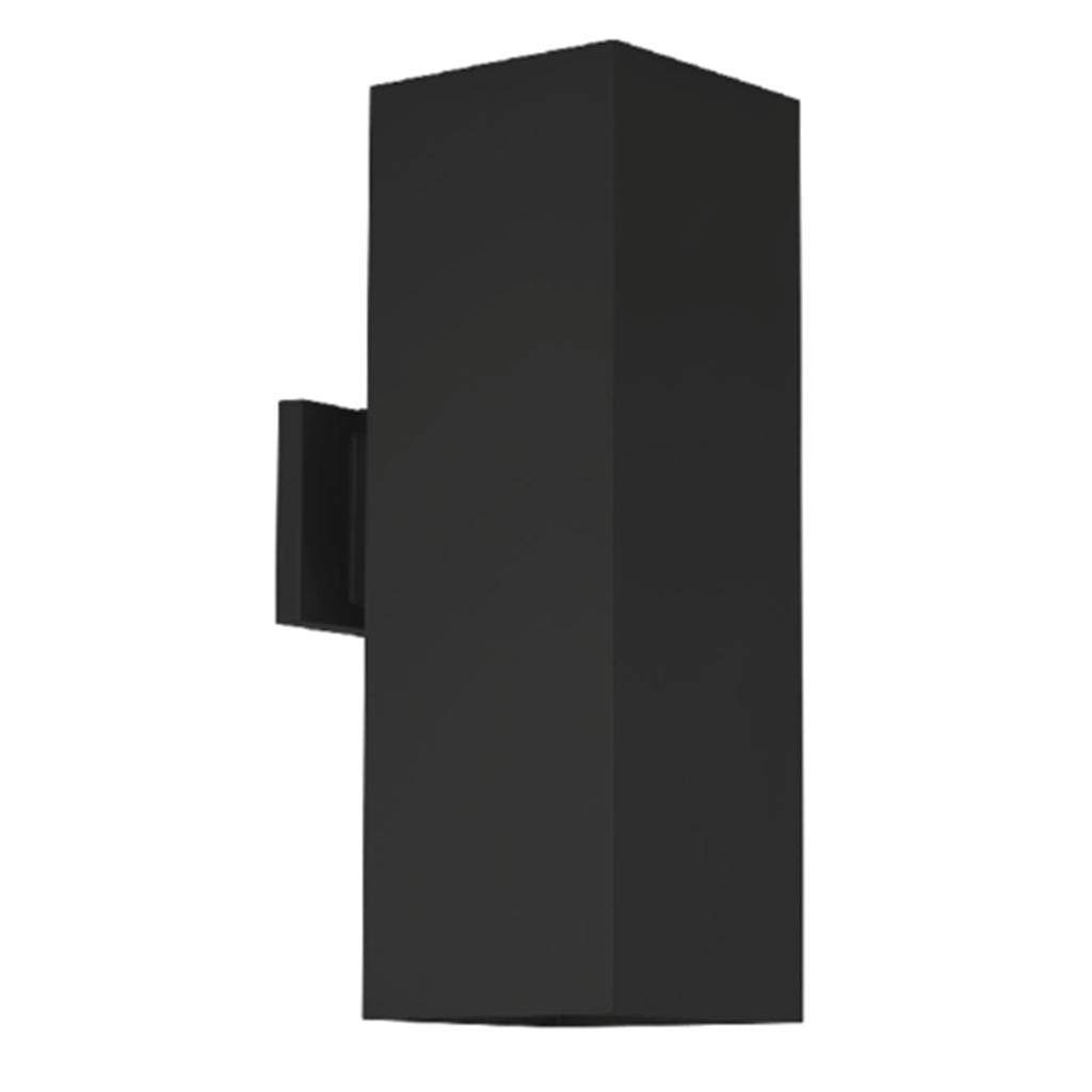 Large black outdoor wall sconce