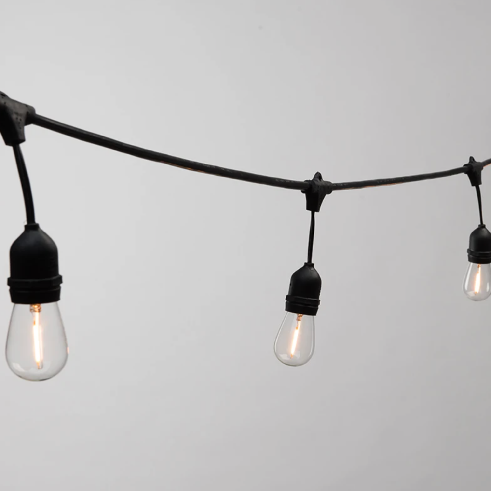 Outdoor string lights led 17 bulbs