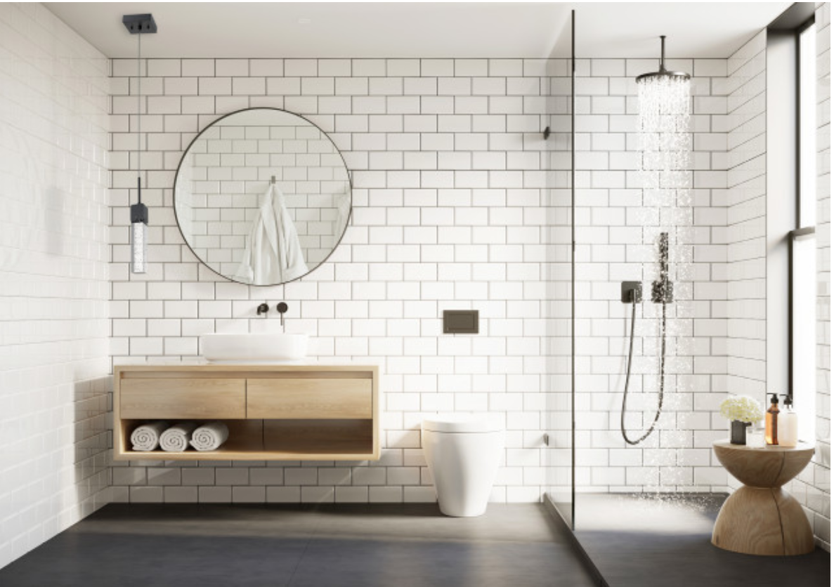 1 light bubble light pendant light black bathroom