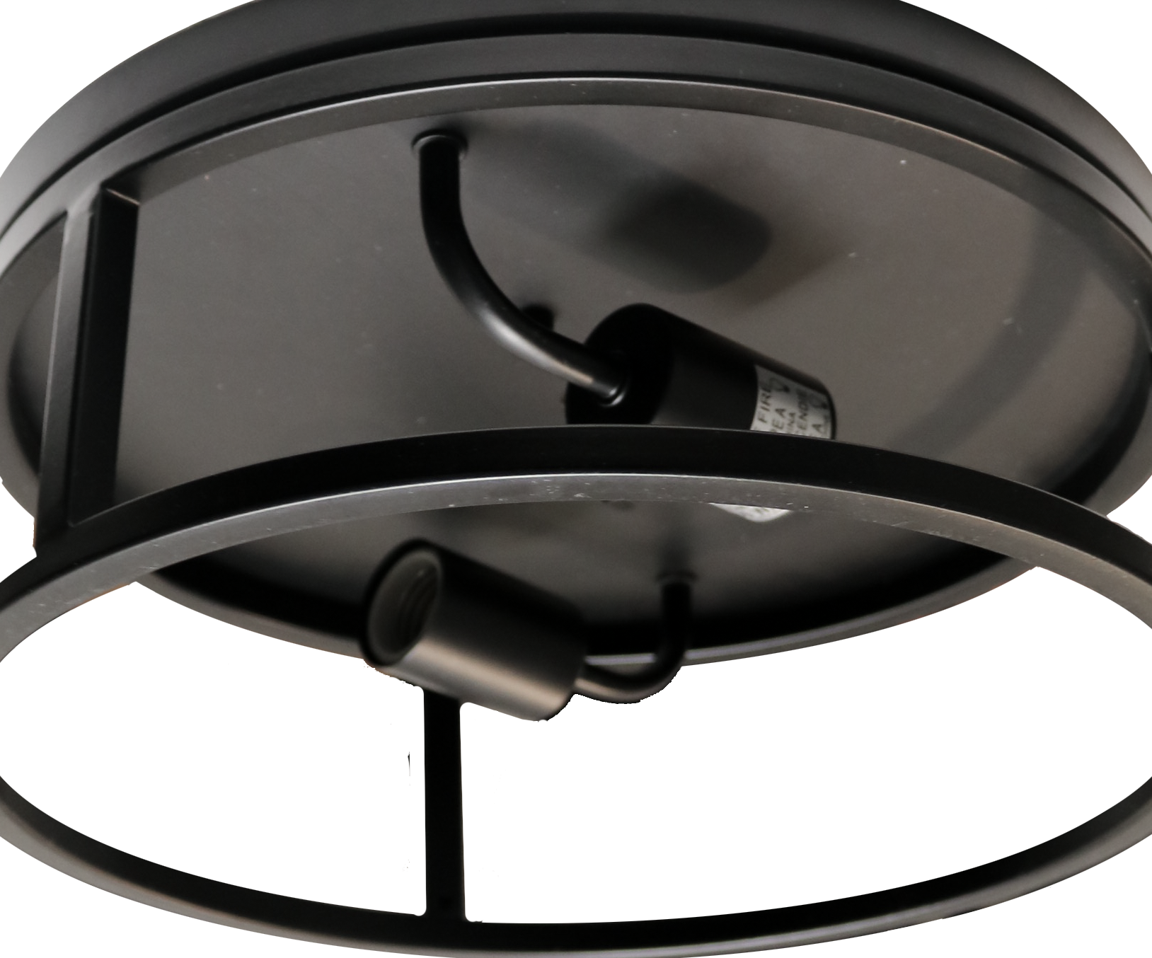 Flush mount modern lighting black