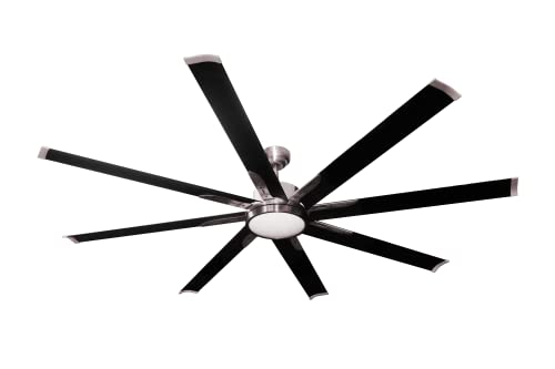Barcelona 8-Blade 72" Fan Matte Black Blades - Classic Indoor Fans