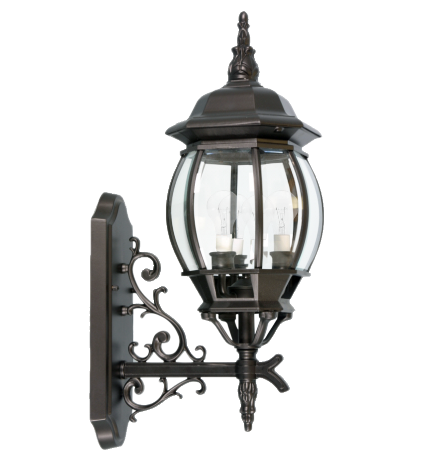 Outdoor coach lights black