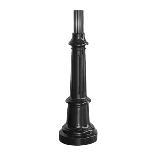 Extruded Aluminum Pole with Decorative Base