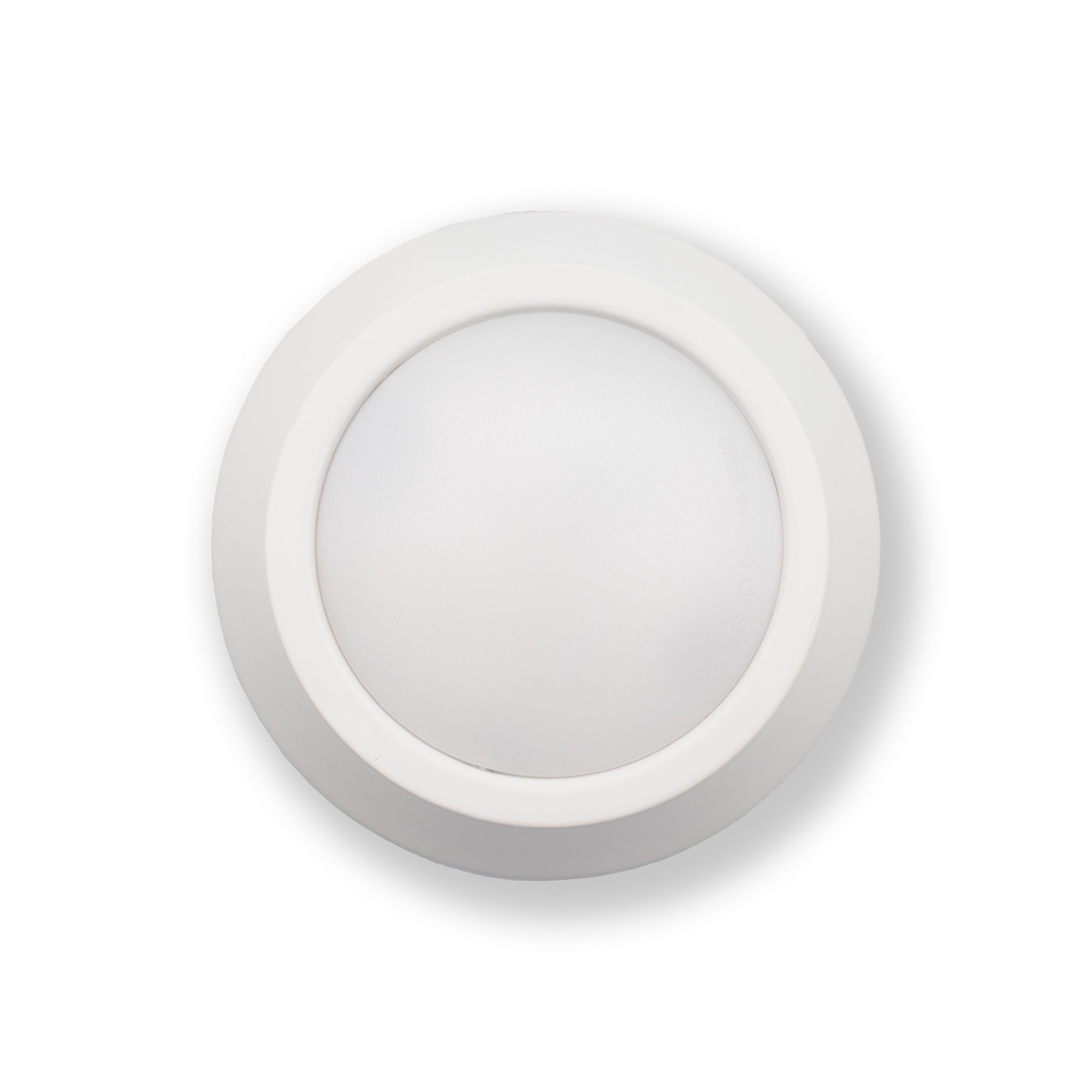 White 4" LED Disk Light - 12W - 3000K Dimmable - Chic Disk Lights