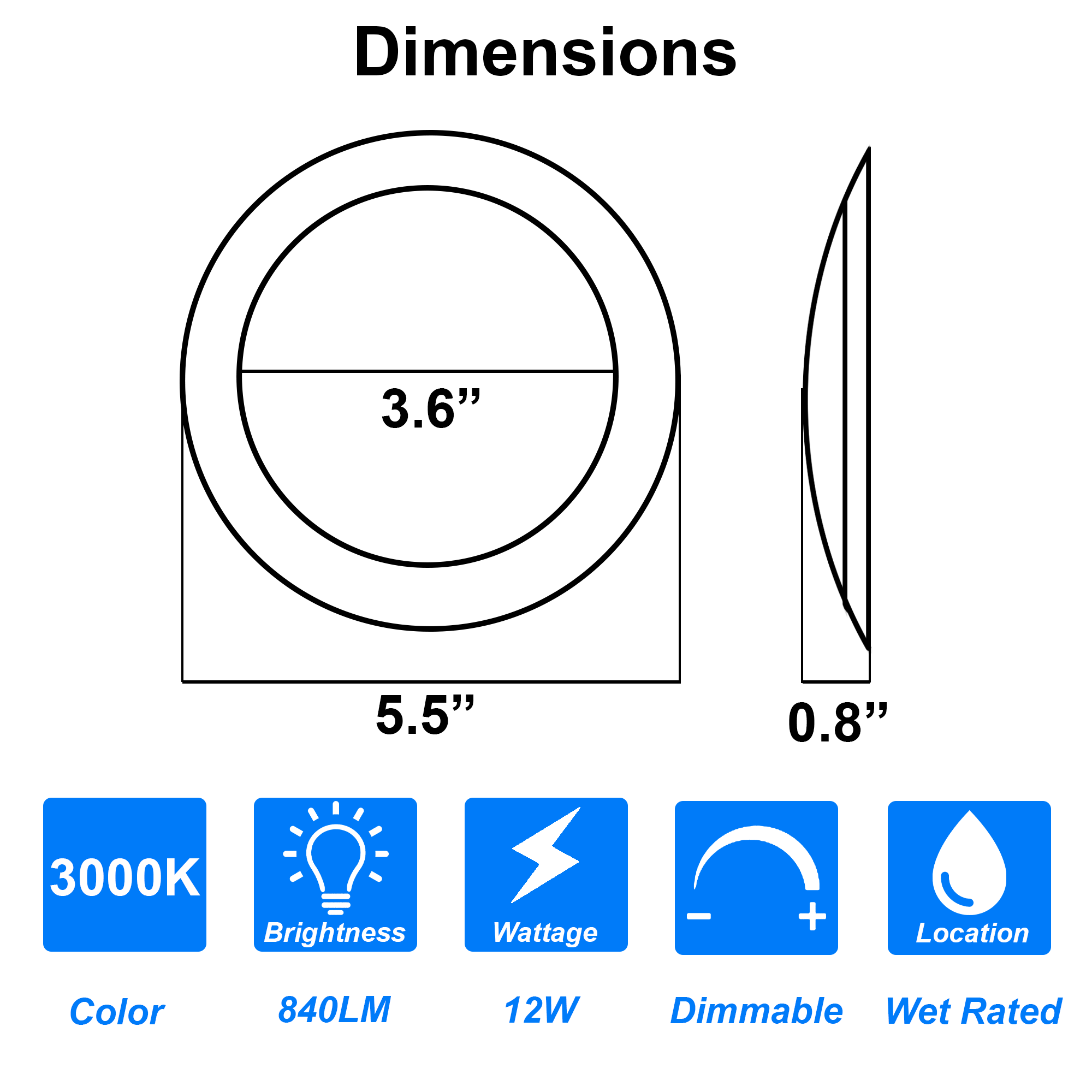 recessed lighting 5.5 inch vivio lighting