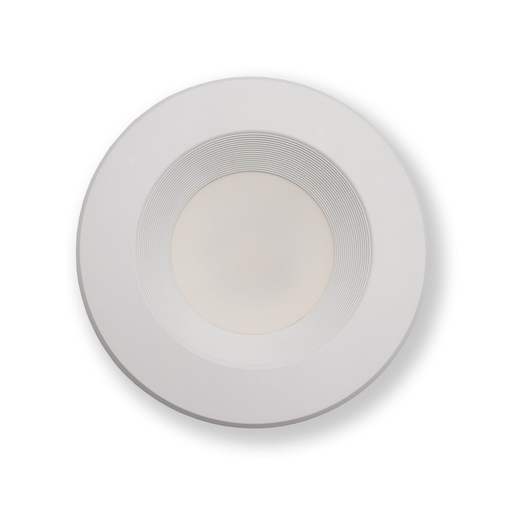 LED 5"-6" Ribbed Retrofit Recessed Trim - 13W - 3K,4K,5K - Decorative Disk Lights
