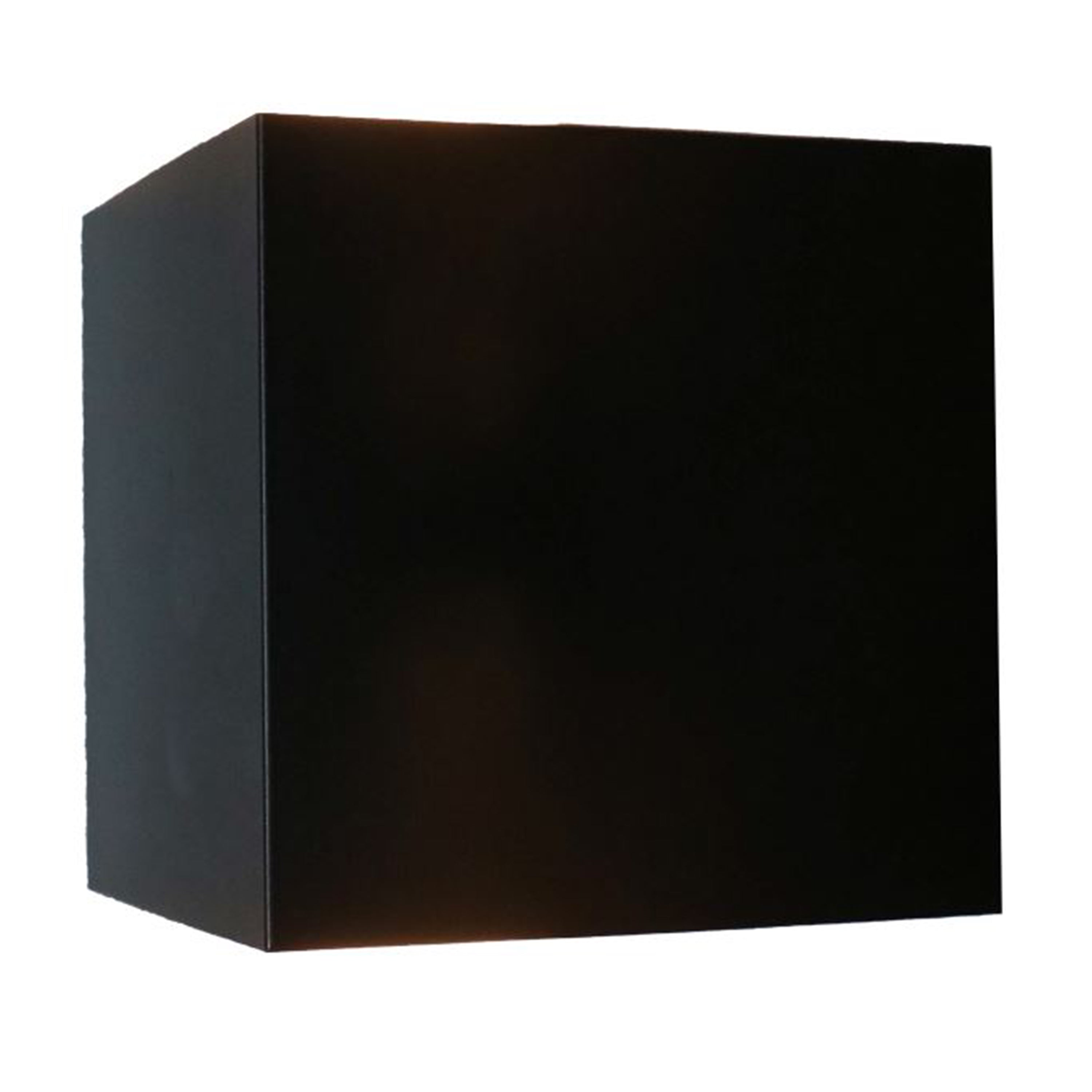 Led wall cube light black