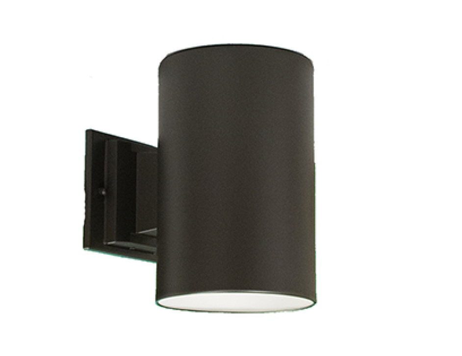 1-Bulb Black Dark Sky Cylinder Light