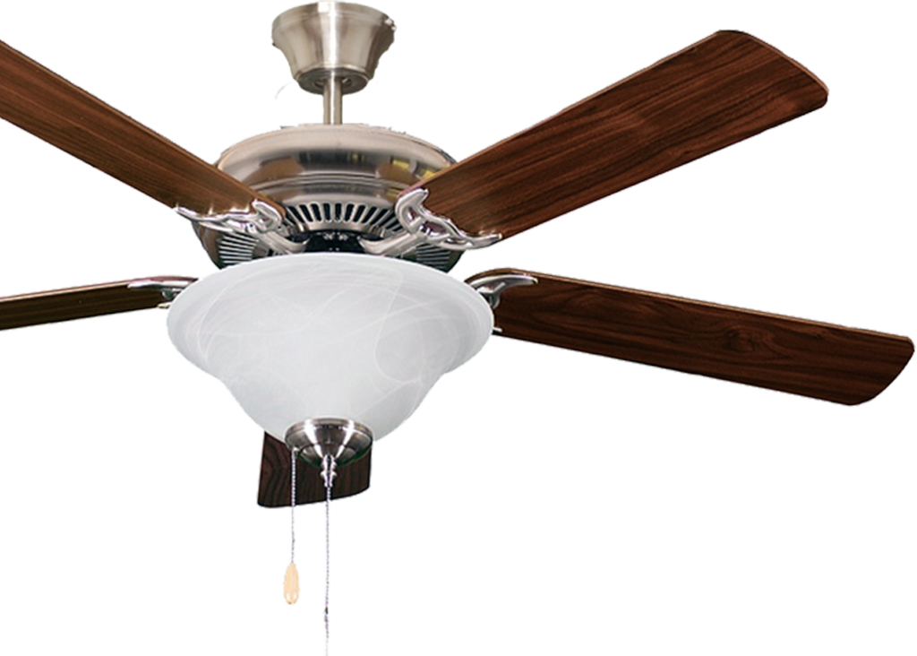 52 inch ceiling fan nickel 5 blade