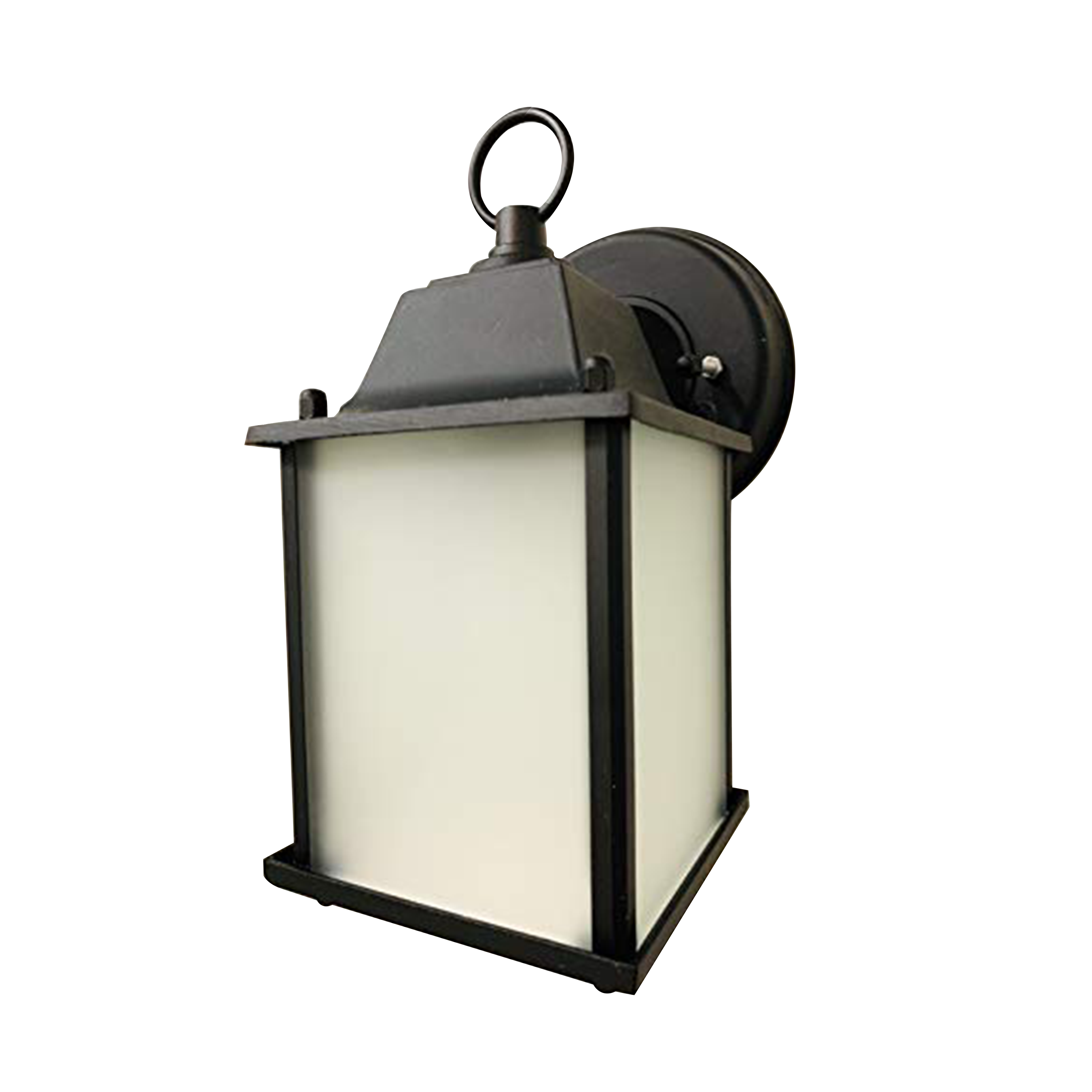 1-Light Classic Black Outdoor Coach Light