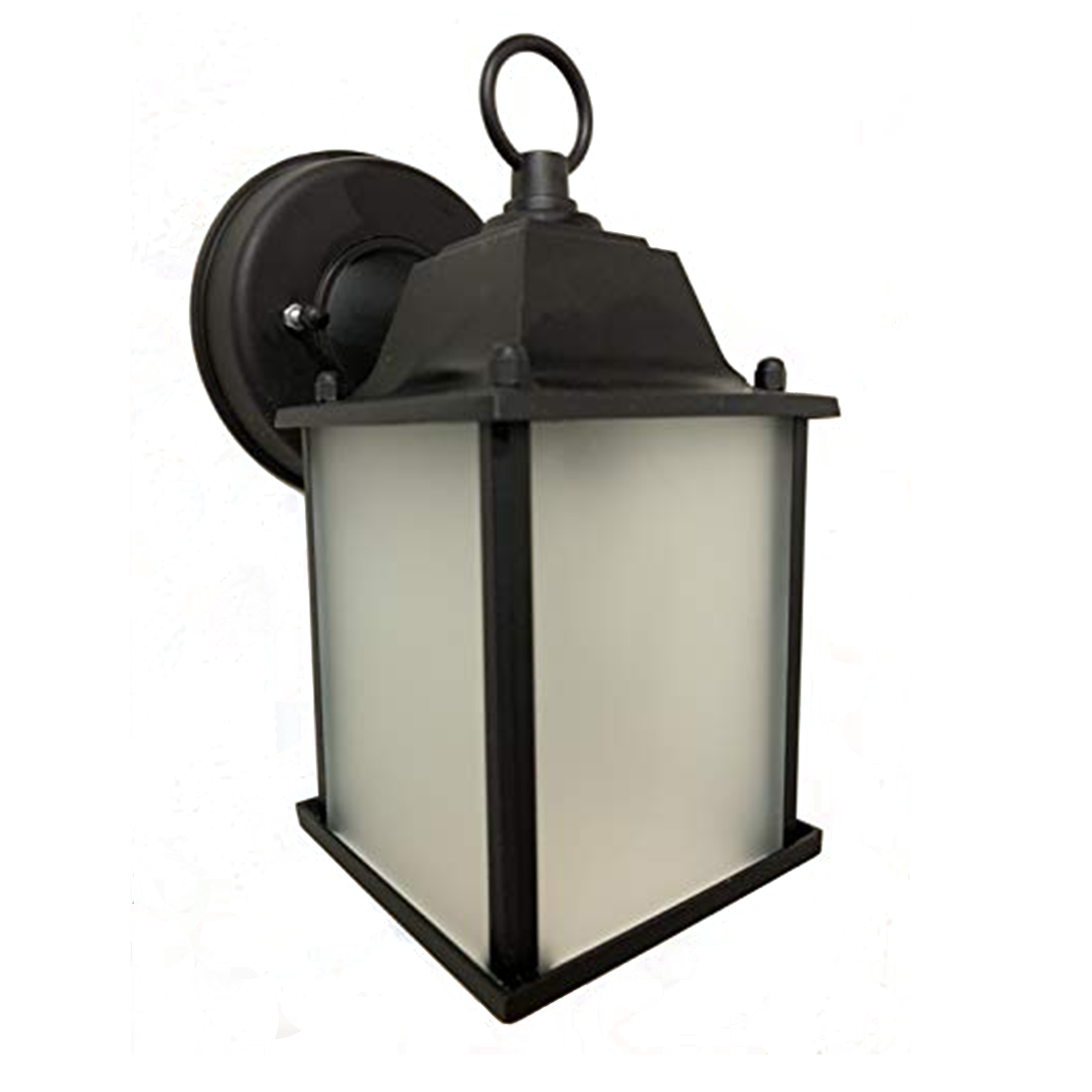 1-Light Classic Black Outdoor Coach Light