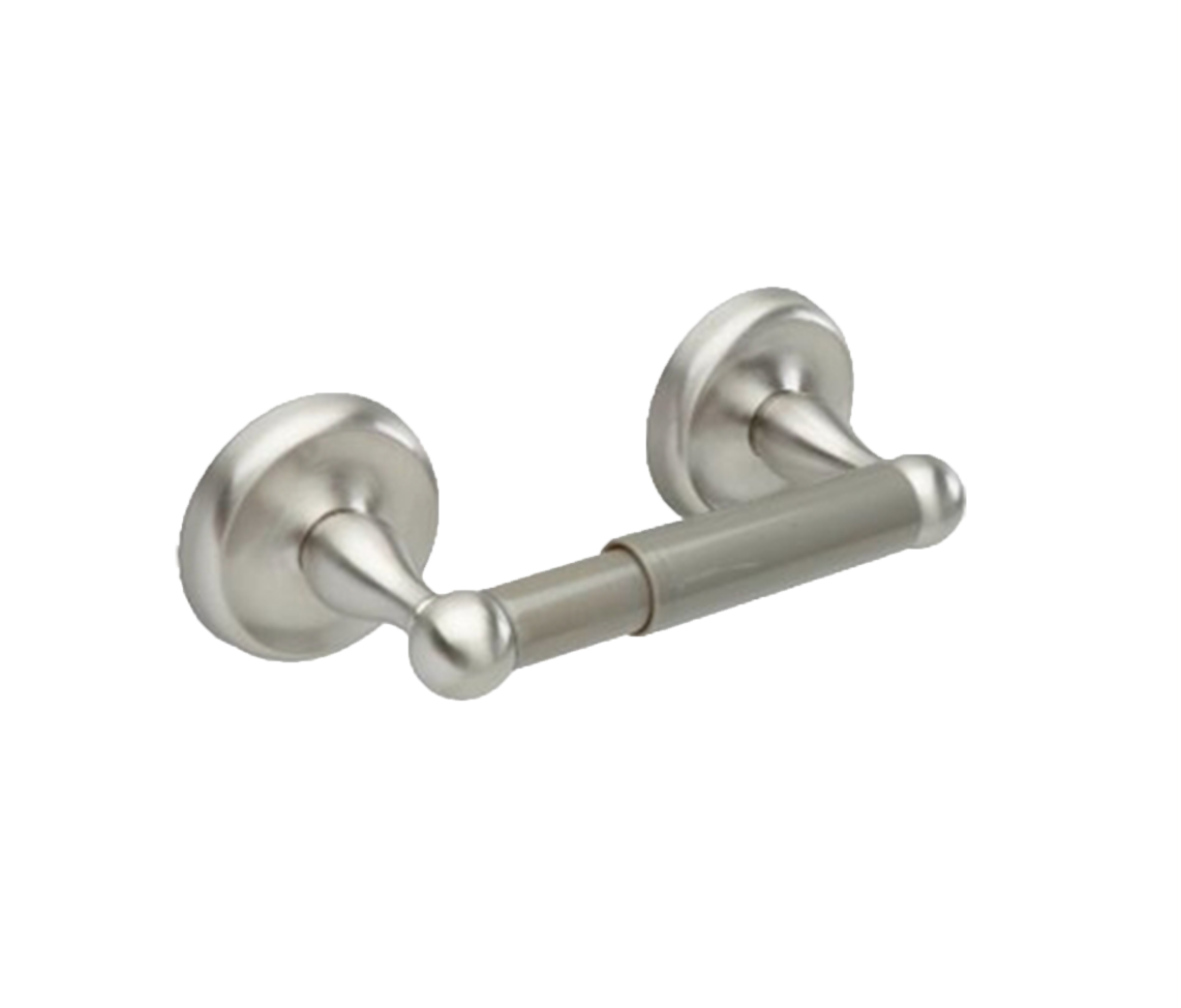 Modern nickel toilet paper holder