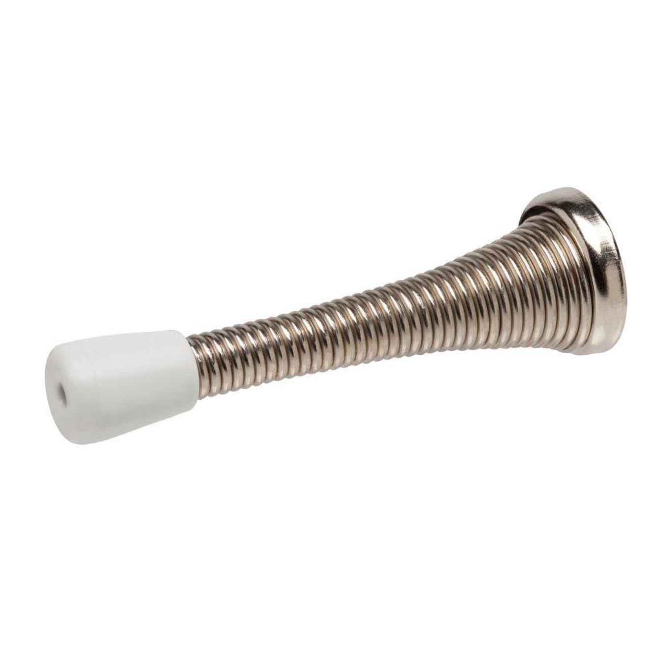 Nickel spring door stop