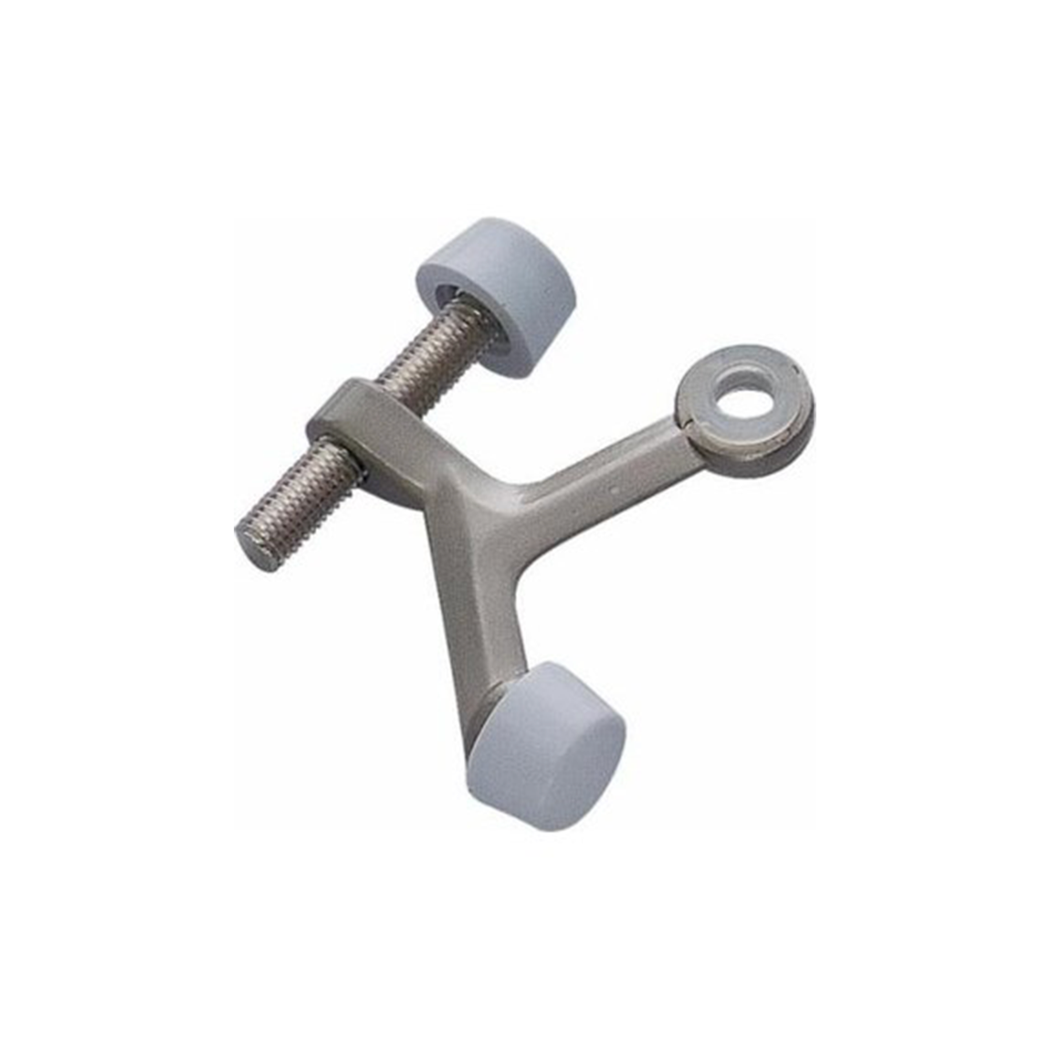 Nickel spring door stop